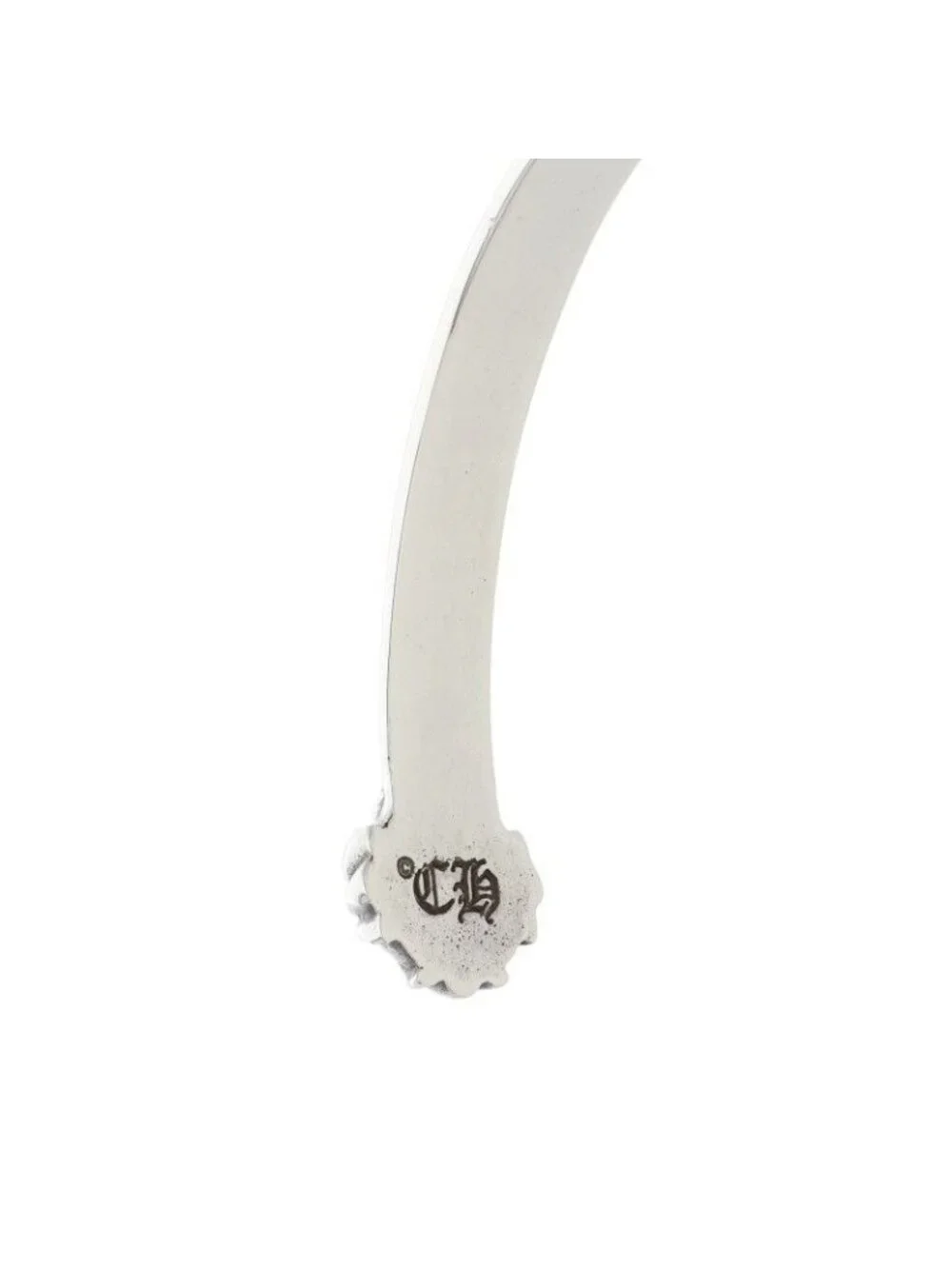 Chrome Hearts Bangle Pln Flat Plain Silver Bracelet